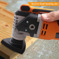 Miniatyrbilde 3 av 5: 6 stk 3-1/8 tommers oscillerende verktøy slipeskiver, 80 mm trekant slipeskiver Universal hurtigutløsning