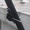 Miniatyrbilde 2 av 5: Værbestandig dyreelektrisk gjerdeisolator i tre for hagen - Multifunksjonell gjerdestolpe-spiker for ranch
