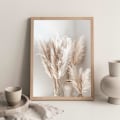 Pikkukuva 3 / 3: 3 kpl Beige Grass Beach Palm Tree Canvas Painting Nordic Posterit ja Painatukset Seinäkuvat Olohuoneeseen