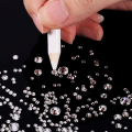 Miniatyrbilde 3 av 5: Grønne Krystall Flatback Grønne Rhinestones Spiker