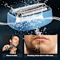 Miniatyrbilde 5 av 5: Reservefolie og kutterhode for Braun 40B barbermaskin CT2S CT2CC CT3CC CT4S CT4CC CT5CC CT6CC hodeblad