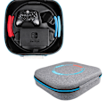 Miniatyrbilde 4 av 4: Bæreveske for Nintendo Switch Ring Fit Monster Hunter Rise Adventure, støtsikker hard reiseoppbevaringsveske med håndtak og skulderstropp passer Switch C