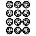 Pikkukuva 1 / 4: 12 kpl Inline-luistelupyöriä Aloittelijoille Rullaluistelupyörät 70x24mm