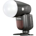Miniatyrbillede 3 af 5: Ak-r11 Dome Diffuser til V1 Flash Serie/ad100pro, Brug med H200r Rundt Blitzhoved til Ad200/ad200pro Monolight, Brug med S-r1