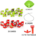 Miniatyrbild 3 av 5: Greedy Chameleon Multiplayer Brädspel - Tungutkastningskort, Exotisk Skrivbordsleksak