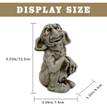 Miniatyrbilde 4 av 4: Gargoyle-skulptur, gotisk skulptur, trollharpikshåndverk, gargoyle-harpikshåndverk, hjemmedekorpynt, utendørs hagepynt
