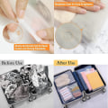 Miniatyrbilde 5 av 5: Ziplock-poser for klær 35 stk. Frosted gjenlukkbar pose Plast Zip-Lock Seal Klærposer for skoletur Gjenbrukbar Reise Vannpro