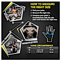 Miniatyrbild 3 av 5: Gymhandskar, Träningshandskar, Halksäkra Silikonkuddar för Handskydd och Extra Grepp, Fitnesshandskar för Män & Kvinnor, Viktlyftningshandskar
