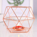 Miniatyrbilde 3 av 3: 3D geometrisk lysestake til bryllup, lysestake til telys, dekorasjon til bryllup