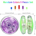 Miniatyrbild 2 av 5: 9 st LED-ljus Yo-yo Responsive Ball Bearing Yoyo Plast Responsive Yoyo Underhållande Yoyo För Nybörjare Födelsedagsfestgåvor Godispåsefyllare