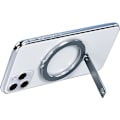 Miniatyrbild 1 av 5: Passar till iPhone12/13 Magnetisk Telefonhållare Multifunktionell Skrivbordsställ Fällbar Bärbar (Grå)
