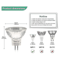 Miniatyrbilde 4 av 5: 2024 12 stk Mr11 Halogenpærer Gu4 Halogenlampe 12v 20w Mr11 Gu4 Dimbar Pære Glassdeksel Til Taklampe 2 Pin Halogenpære 2700k Varm Hvit