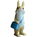 Miniatyrbillede 1 af 4: Miniature Fe-Havefigur til Fe-Have - Mini Taske Kanin Statue
