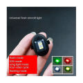 Pikkukuva 2 / 5: 4 kpl Universaali Strobe-varoitusvalo USB-ladattava LED-hätävalo Drooni Yö Strobe-lamppu