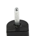 Miniatyrbillede 4 af 5: 3x3 Par Hælspidser Taps Sko Reparation Udskiftning Døvler Puder 14x14mm Sort