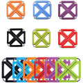 Miniatyrbilde 2 av 5: Foldbar Kjøkken Isolasjonsmatte Trivet Koster Varmebestandig Puter Trivet Matte Multifunksjonell Silikon Gryteklut (Farge: Blå)