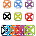 Miniatyrbillede 2 af 5: Foldbar Kvadratisk Køkkenisoleringspude Trivet Underkop Varmebestandige Puder Trivetter Måtte Multifunktionel Silikon Grydeholder (Farve: Sort)