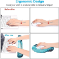 Miniatyrbilde 4 av 5: Ergonomisk håndleddsstøtte og musematte med støtte, minneskumstøtter for sett, ergonomisk sklisikker base enkel skriving og smertelindring, Ocea