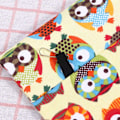 Pikkukuva 5 / 5: Papukaijapesä, Canvas Triangle Hanging Parrot Sleep Nest, Parrot Nest House, Parrot Cage, Parrot Supplies for Parrot Pet Animal Owl Printing Pattern