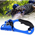 Miniatyrbillede 4 af 4: Klatre Descenders Højre Hånd Klatrere Træ Klatring Rappelling Udstyr Reb Clips Til 8-13mm Reb