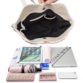 Miniatyrbilde 4 av 5: Kvinners store fleece sherpa tote bag teddy plysj fluffy pels håndvesker for kvinner jenter veske