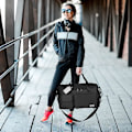 Miniatyrbillede 4 af 5: Rejse Duffel Taske, Foldbar Gym Taske Overnight Weekend Tasker Til Kvinder, Let Hospitals Taske Med Vådt Og Tørt Adskillelse Taske, Stor Holdall Taske Cabi