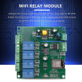 Miniatyrbillede 2 af 5: Esp8266 Esp-12f Wifi Relæ Modul 4chl Ac90-250v/7-30v/5v Relæ S Til Ide Iot Remo