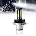 Miniatyrbild 1 av 5: Kraftfull H4 LED-motorcykellampa, 2020 års uppgradering 3 sidor 360 graders COB H4
