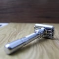 Miniatyrbillede 4 af 5: Nye Justerbare Dobbeltkantede Klassiske Mænds Sikkerhedsbarbermaskiner Zink Legering Manuel Med Rejseboks