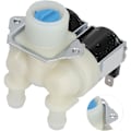 Miniatyrbilde 4 av 5: Vanninnløpsventil, Universal Ac220v-240v Erstatningsventil for Vanninnløp Dobbelt Hode for Vaskemaskiner for Automatiske Vaskemaskiner