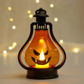Miniatyrbillede 4 af 5: 3 stk. Halloween græskarlys lanterne LED lys græskar til Halloween dekorationer indendørs og udendørs gårdhave græsplænefest (A)