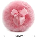 Miniatyrbilde 2 av 5: Fluffy plysj pudderpuff, myk ansikt pudderpuff sløyfe tørr pudderpuff, 4 stk