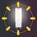 Pikkukuva 2 / 3: Pxcl 5 kpl 3W G9 LED-kapselilamppu Lämmin Valkoinen, Energiansäästöinen, 360 Astetta, Ei Välkkymistä, Keittiöön, Makuuhuoneeseen Jne