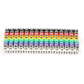 Miniatyrbilde 2 av 5: Digitale nummerrør Trådnummermerke Rør Fargerik kabelmarkør (150 stk Kcm-1,5 mm 1,5 mm)