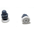 Miniatyrbilde 4 av 5: 10 stk Dusjdør Rulleskinner/hjul/ruller/føringer 20mm Diameter