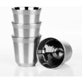 Miniatyrbillede 1 af 3: 80mL Rustfrit Stål Espresso Kopper - 4 Pak Dobbelt Væg Isoleret Kopper Demitasse Kopper Kaffe Kop Til Drikke, Drikke Kaffe, Drikke Drikkevarer