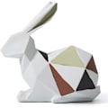 Miniatyrbilde 1 av 3: Skulptur Kanin Statue Dekor Geometrisk Bunny Polyresin Hjem Kunst