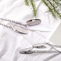Miniatyrbilde 4 av 5: 4 stk. Serviettkjede Serviettholder Serviettklips Kjede Fleksibel Lanyard Halsstropp For Eldre Eldre A