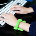 Miniatyrbillede 1 af 3: Sød Mini Håndledsstøttepude - Håndledsstøttebånd til Kontorcomputer Tastatur Mus, Laptop, PC Gaming - Håndledsmerter Lettet (Grøn 1 stk)