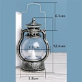 Pikkukuva 4 / 5: 12 kpl Mini Lyhty Koristeellinen LED-kynttilällä Vintage Lyhty Ripustus Kynttilä Lyhdyt Paristo Oper