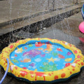 Miniatyrbilde 4 av 5: 170cm Oppblåsbar Sprinkler Lekematte Utendørs Sprinkler Pute Barn Z58426