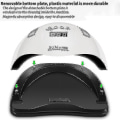Miniatyrbilde 3 av 5: 180w X7 Max Dobbel UV LED Lampe Negle tørker