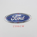 Miniatyrbillede 5 af 5: 9\" 3-polet Blå Ford Oval Grill Badge Emblem til Transit Mk6 Mk7 2006 - 2014 (hy)
