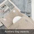Miniatyrbillede 5 af 5: Kvinder Plys Skuldertaske Crossbody Håndtaske Lammeuld Messenger Taske Fluffy Tote Taske