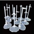 Miniatyrbild 5 av 5: Mini Dockdocka Displayställ Barbie Dockdocka Ställ Transparent Dockdocka Ställhållare Dockdocka Ställhållare för Barbie Dockor, Mannequin Dockkläder Actio