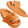 Miniatyrbillede 2 af 5: MoneRffi - Originale Sharklas til drenge og piger, Shark Flip Flops til mænd og kvinder, Pool Sandaler Color Naranja 27/28 EU