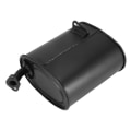 Miniatyrbillede 1 af 5: Universal sort jern 2-3kw udstødningsdæmper til 5,5 hk 6,5 hk 3500w 4000w benzin generator tilbehør