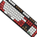 Miniatyrbillede 5 af 5: 108 PBT Keycaps DIY Retro Keycaps Spilkonsol Ducky Mekanisk Gaming Tastatur Sort Hvid