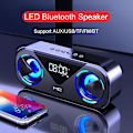 Pikkukuva 2 / 5: FM-radio, Bluetooth-kaiuttimet, herätyskello, subwoofer, kotiäänentoistojärjestelmä, Boombox Sono|Kannettavat kaiuttimet (musta)