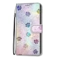 Miniatyrbillede 1 af 5: Cht-etui til Samsung Galaxy S21 Ultra Malet Flip Cover Magnetisk Lukning Fodaftryk